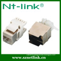 2014 Netlink Best-sell Dual Cat.6 STP RJ45 Keystone Jack With Cable Tie